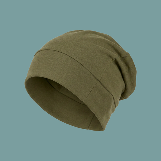 Bamboo and satin slouched beanie but better (NEW ARRIVAL)
