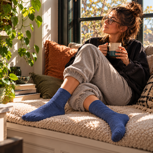 Bamboo Blend Short Crew Socks – 3-Pair Assorted Set