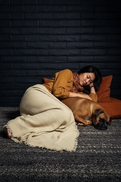 The Barely There Gauze Throw Blanket