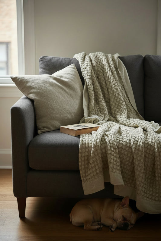 The Fidget Weave Throw Blanket