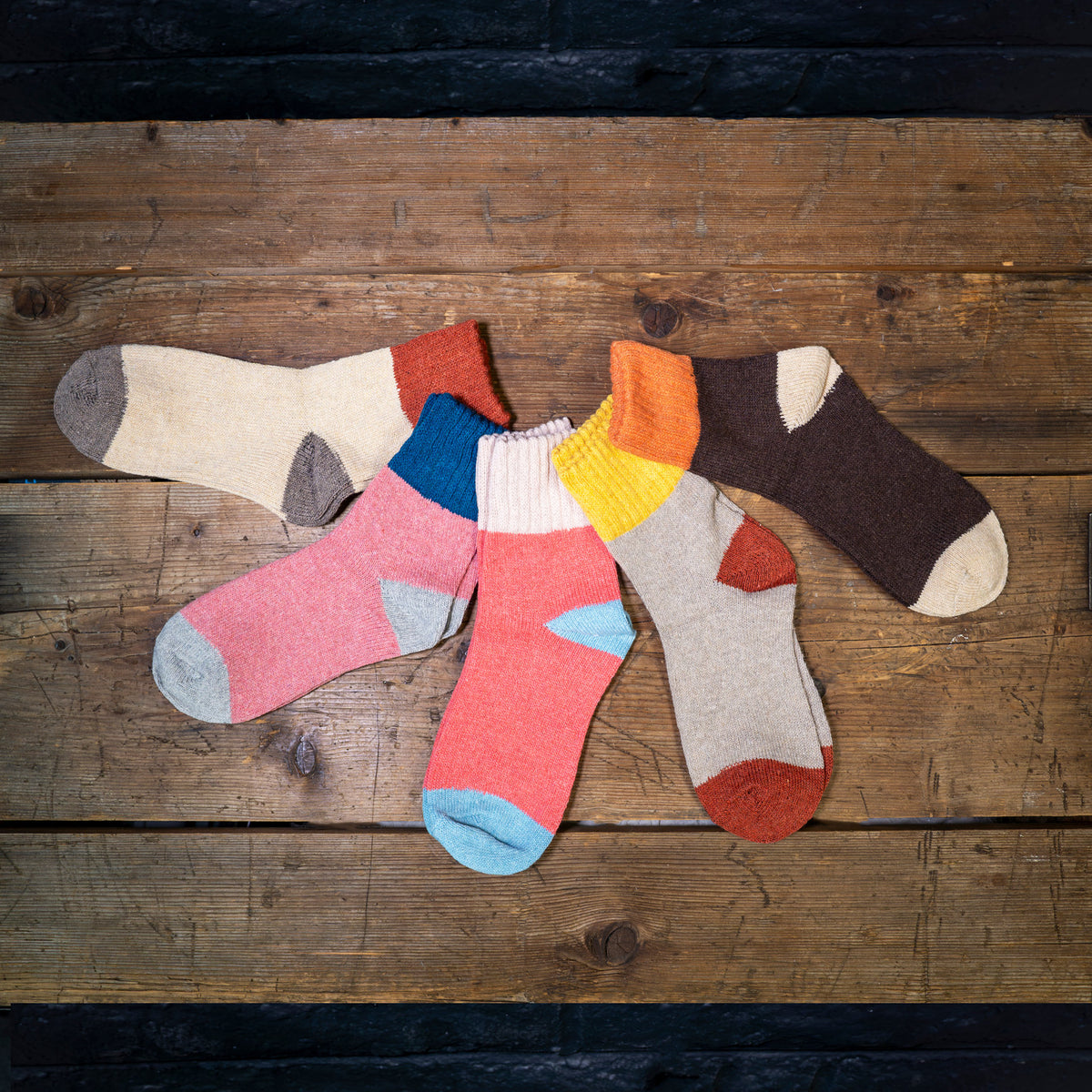Lowkey Toasty — Camel Wool Blend Socks