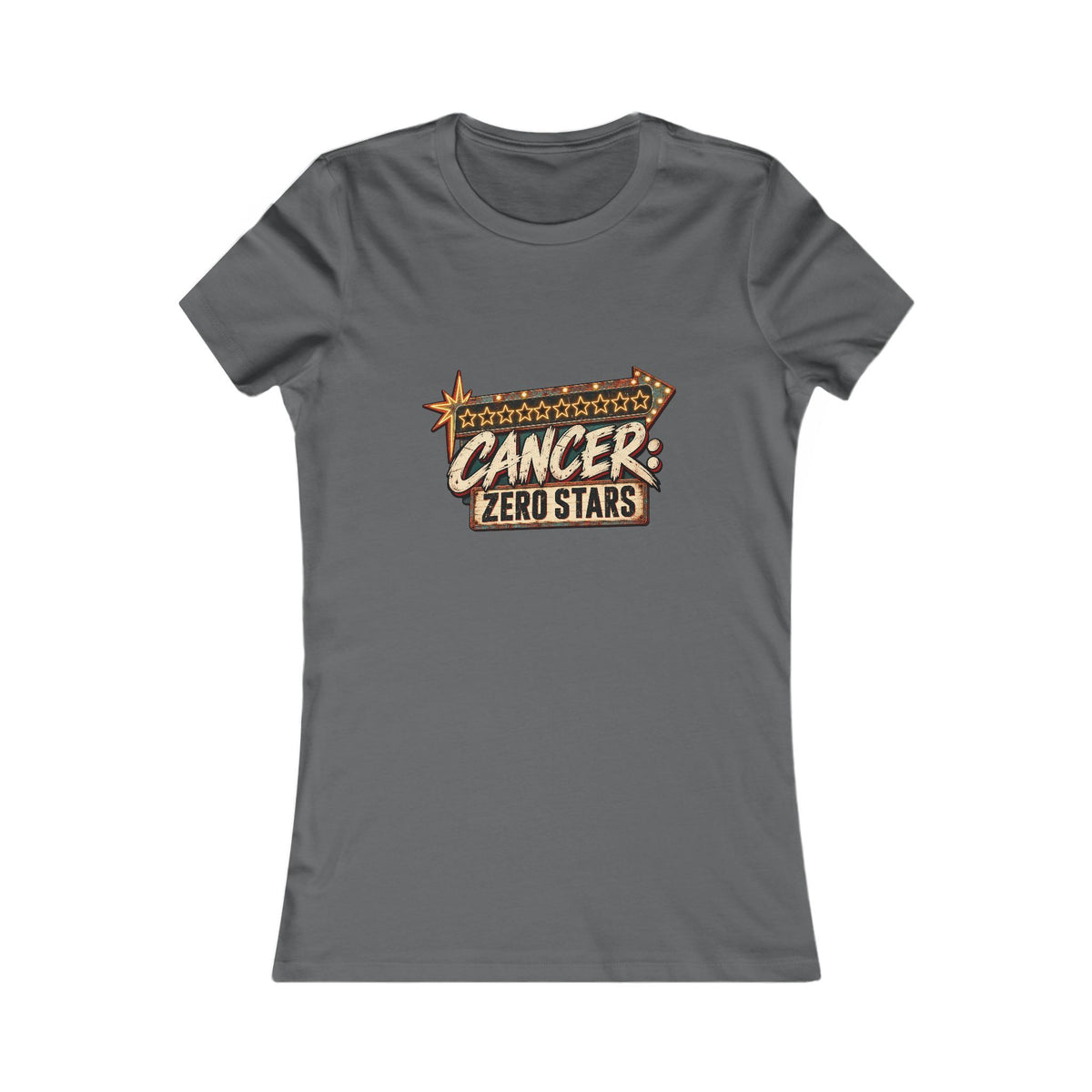 Cancer Zero Stars Tee