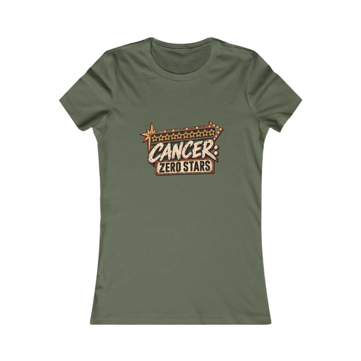 Cancer Zero Stars Tee