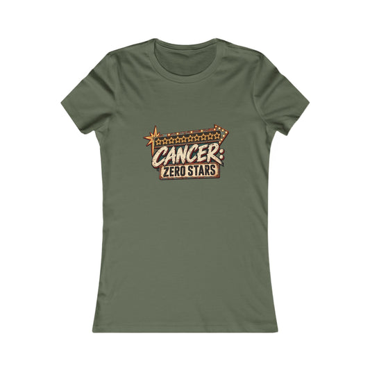 Cancer Zero Stars Tee