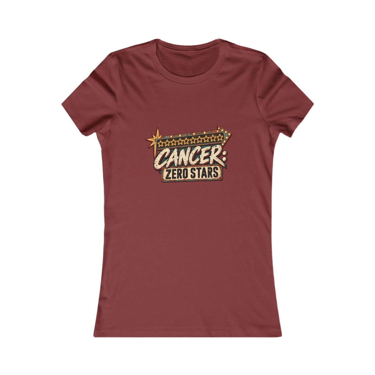 Cancer Zero Stars Tee