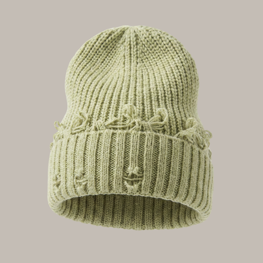 Distressed beanie