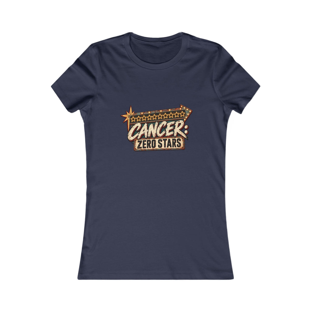 Cancer Zero Stars Tee