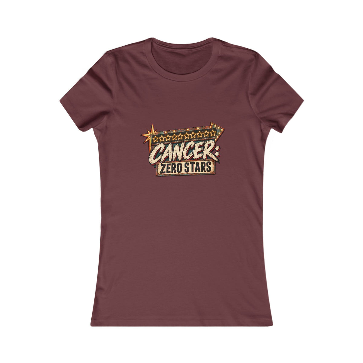 Cancer Zero Stars Tee