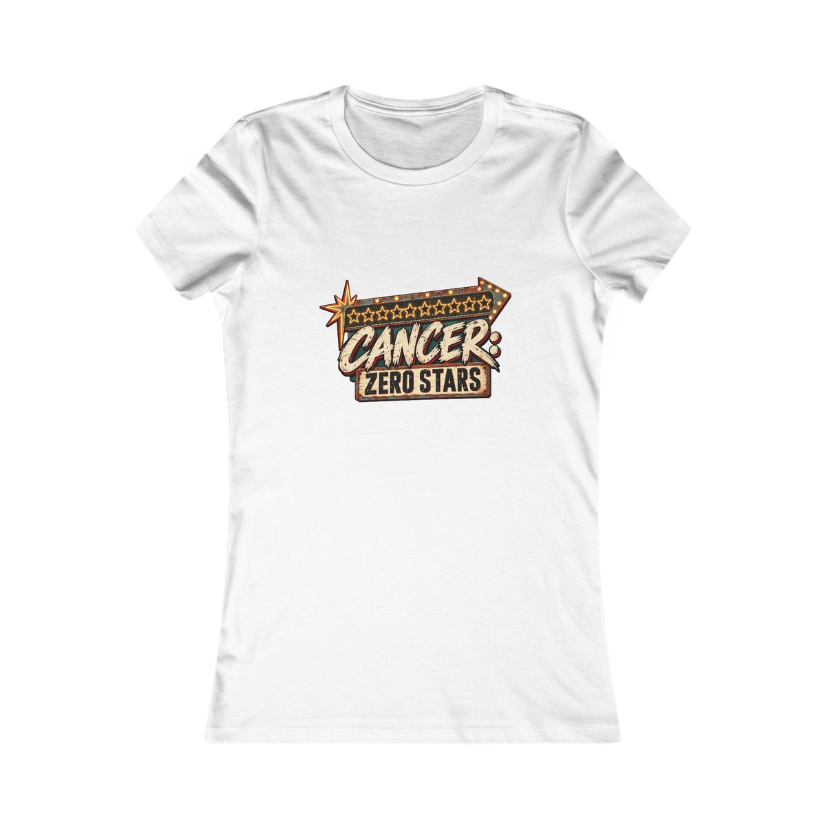 Cancer Zero Stars Tee