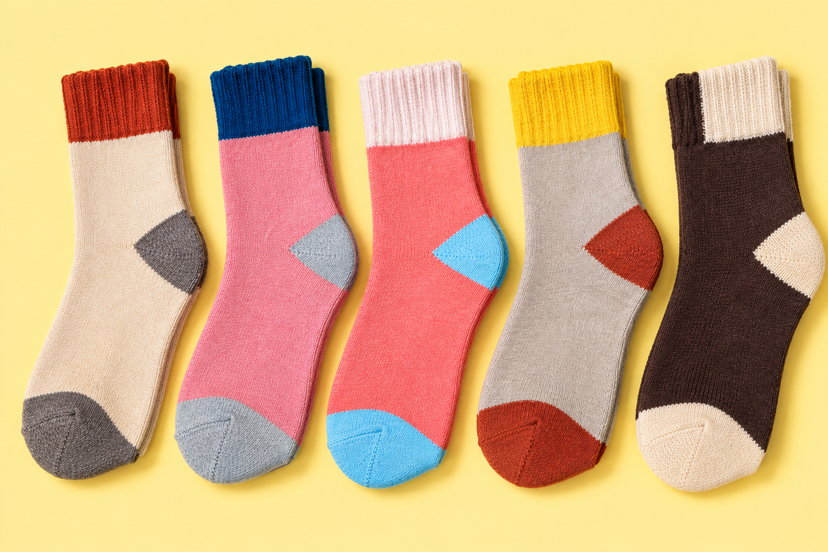 Lowkey Toasty — Camel Wool Blend Socks